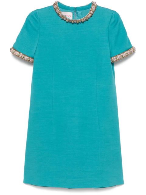 Valentino Garavani crystal-embellished dress - Blue - zdjęcie produktu nr 1