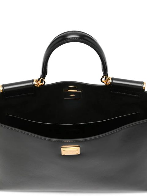 Dolce & Gabbana Vittoria leather tote bag - Black