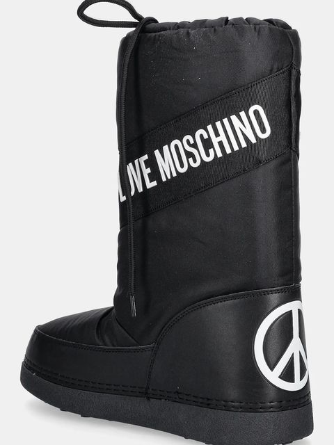 Love Moschino śniegowce kolor czarny JA24032G1NISA000
