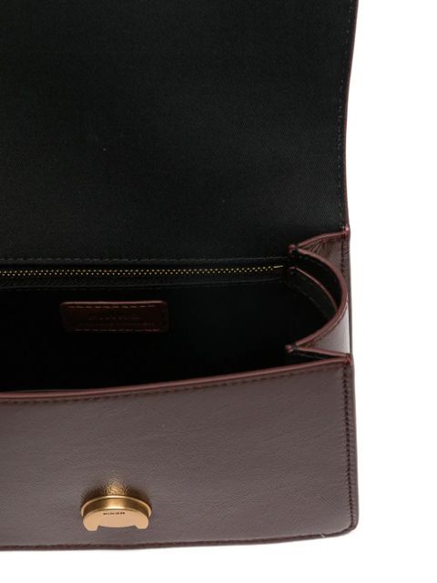 PINKO Love One logo-plaque tote bag - Red