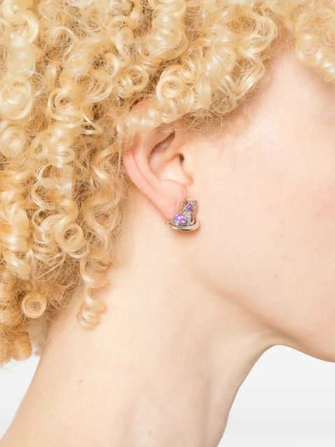 Vivienne Westwood Franca Orb stud earrings - Silver - zdjęcie produktu nr 2