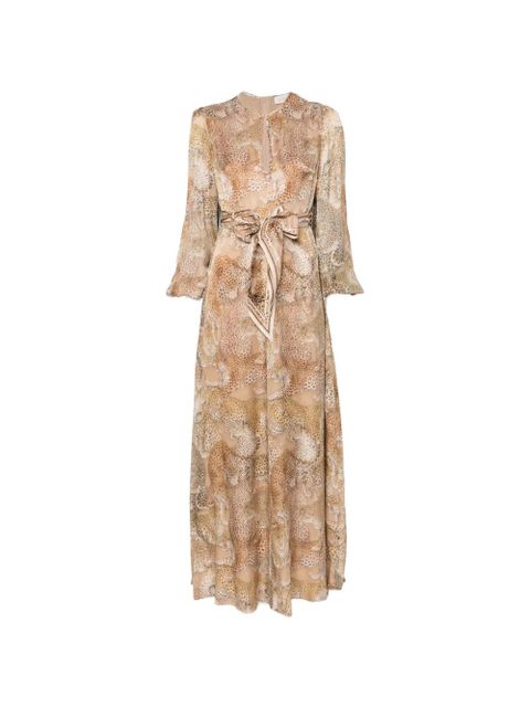 ZIMMERMANN belted maxi dress - Neutrals - zdjęcie produktu nr 1