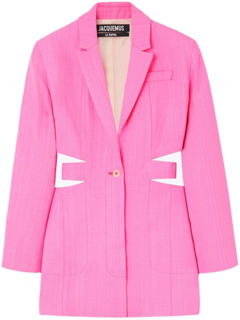 Jacquemus La Robe Bari blazer minidress - Pink - zdjęcie produktu nr 1