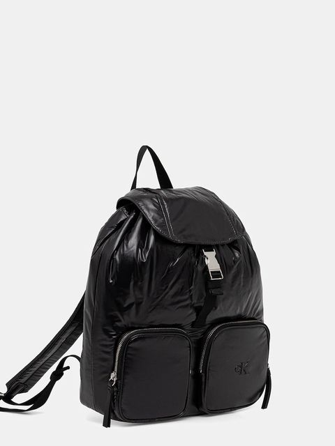 Calvin Klein plecak damski kolor czarny duży gładki LV04F3406G