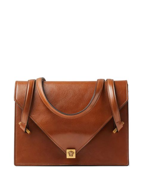 Versace Severine leather shoulder bag - Brown - zdjęcie produktu nr 1