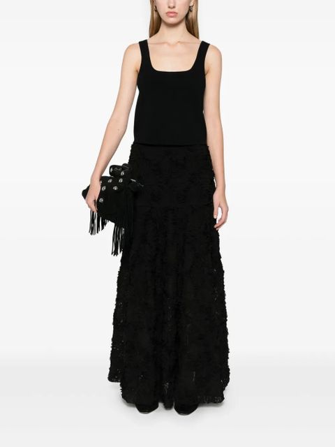 Maje embroidered maxi skirt - Black - zdjęcie produktu nr 2