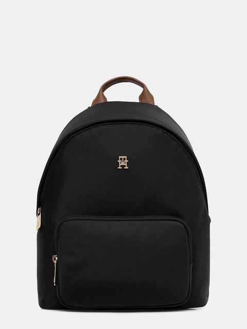 Tommy Hilfiger plecak damski kolor czarny mały gładki AW0AW17939 - zdjęcie produktu nr 1