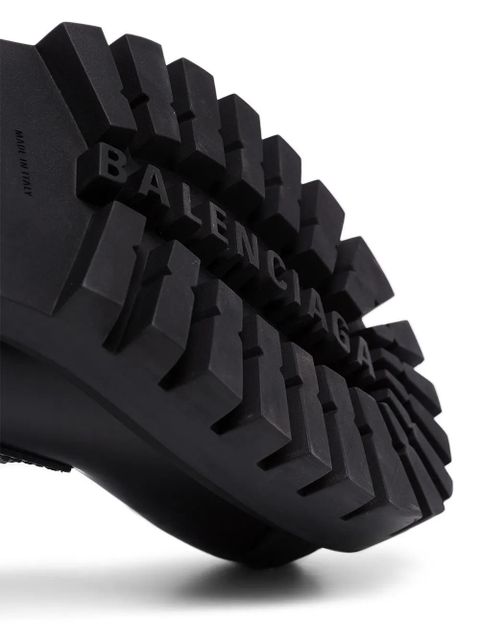 Balenciaga military-style ankle boots - Black