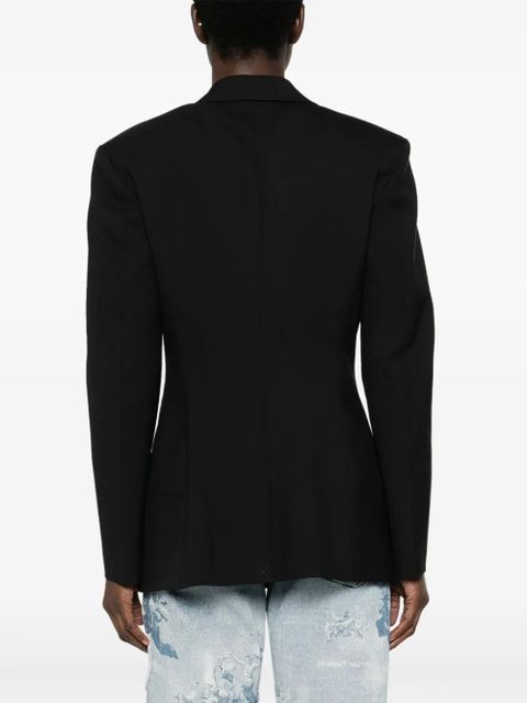 Blumarine buckle-detailed blazer - Black