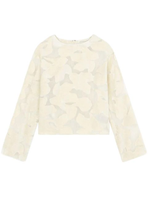 LouLou de Saison floral blouse - Neutrals - zdjęcie produktu nr 1