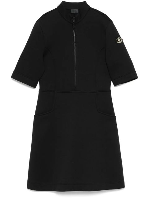 Moncler Year of the Snake-patch neoprene mini dress - Black - zdjęcie produktu nr 1