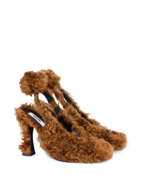 Moschino shearling pumps - Brown - zdjęcie produktu nr 2