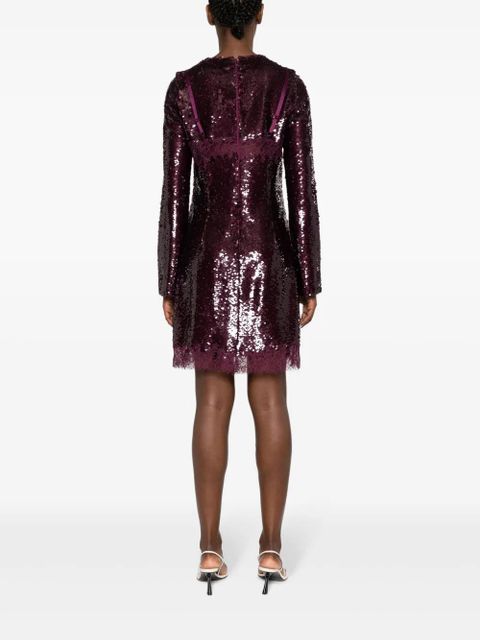Simkhai Mako sequinned minidress - Purple