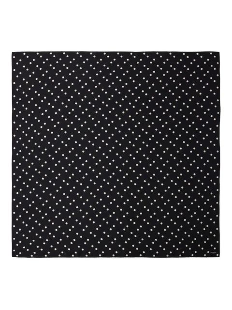 Prada silk twill scarf - Black - zdjęcie produktu nr 1