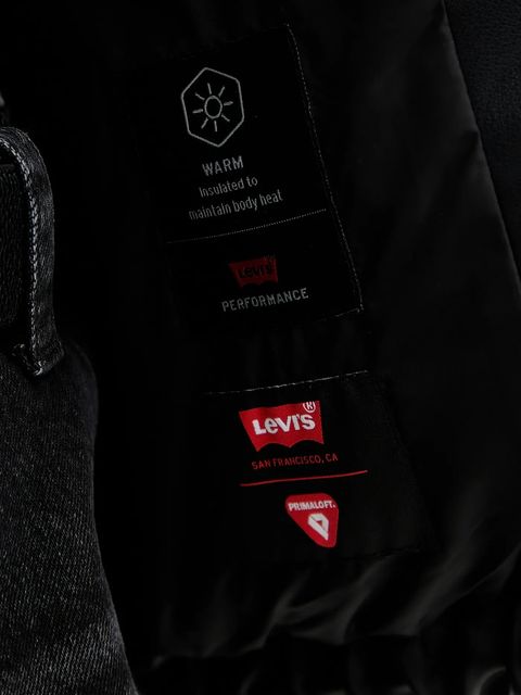 Levi's kurtka kolor czarny zimowa 003FV