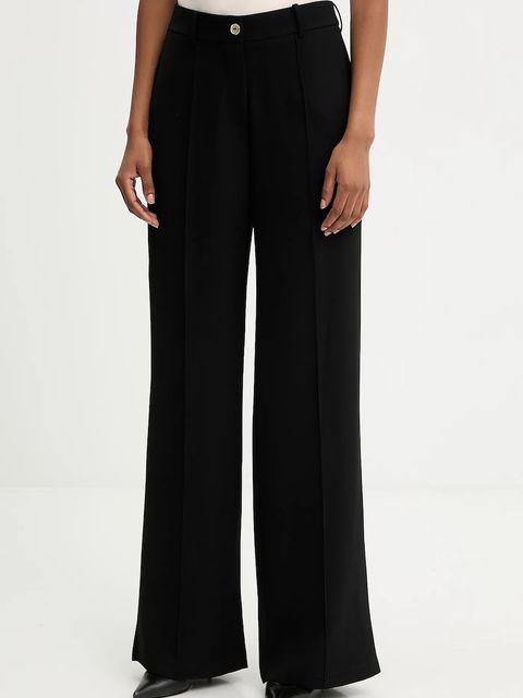 Answear.LAB spodnie damskie kolor czarny proste high waist - zdjęcie produktu nr 1