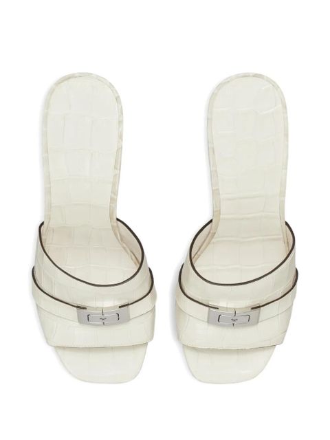 Tory Burch Leelee skinny mules - White