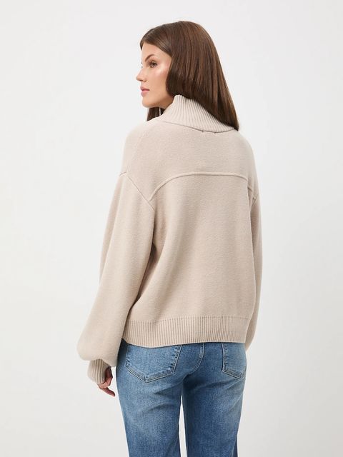 Medicine sweter damski kolor beżowy lekki