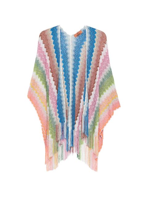 Missoni chevron fringed jacket - Blue - zdjęcie produktu nr 1