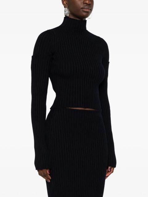 Balenciaga ribbed sweater - Blue