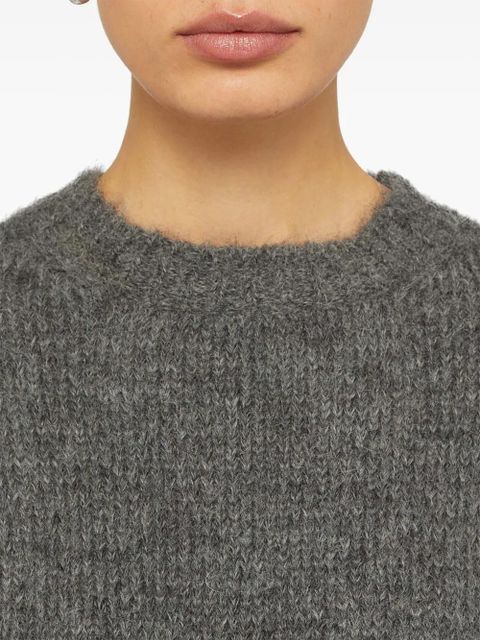 Jil Sander crew-neck wool jumper - Grey