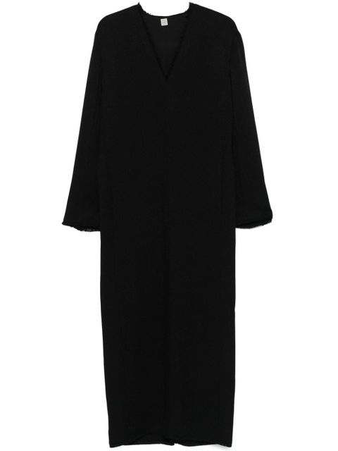TOTEME Broad sabl� maxi dress - Black - zdjęcie produktu nr 1