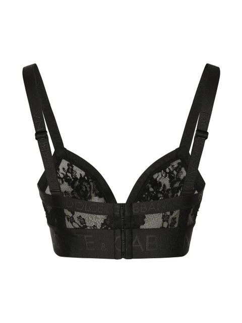 Dolce & Gabbana lace triangle bra - Black - zdjęcie produktu nr 2