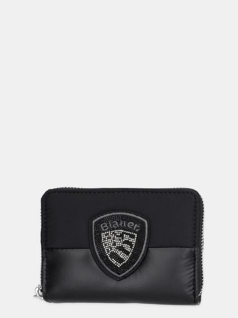 Blauer portfel damski kolor czarny PALM03 - zdjęcie produktu nr 1