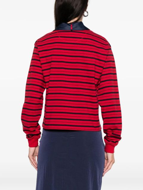 PINKO striped cotton top - Red