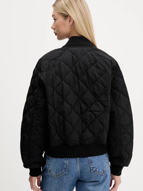 Tommy Jeans kurtka bomber kolor czarny przejściowa DW0DW21631