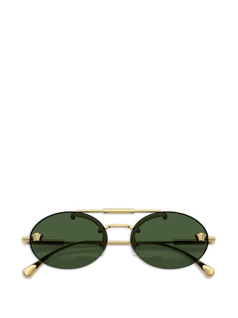 Versace Eyewear oval-frame sunglasses - Gold