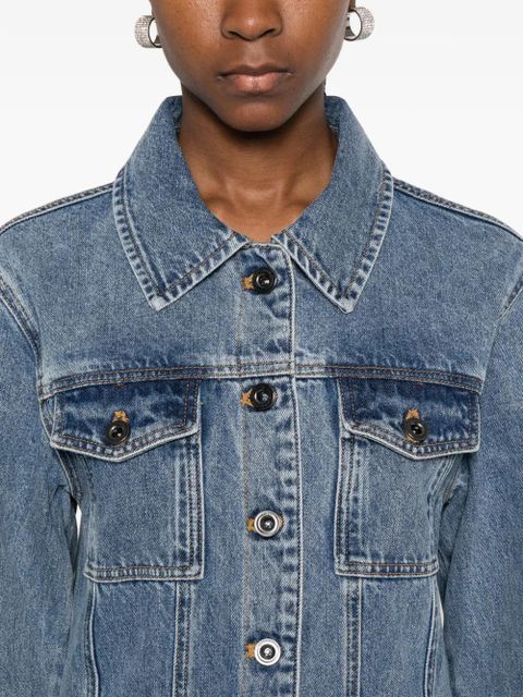 Self-Portrait Buttoned Pocket Dress - Blue - zdjęcie produktu nr 2