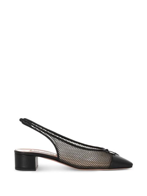 Aquazzura slingback heeled pumps - White - zdjęcie produktu nr 1