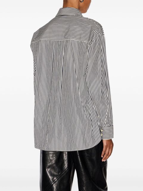 ISABEL MARANT Fabriza striped shirt - Black