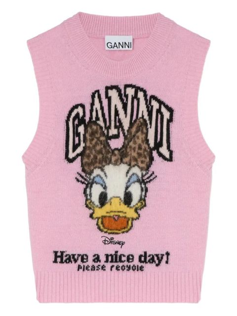 GANNI x Disney graphic vest - Pink - zdjęcie produktu nr 1