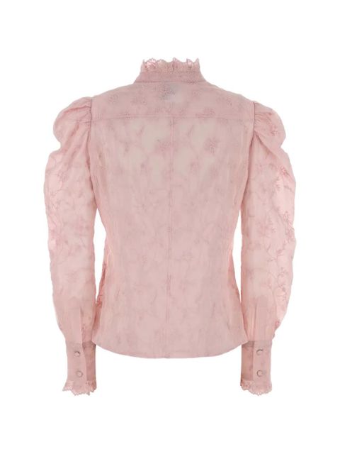 ISABEL MARANT ruffled embroidered shirt - Pink - zdjęcie produktu nr 2