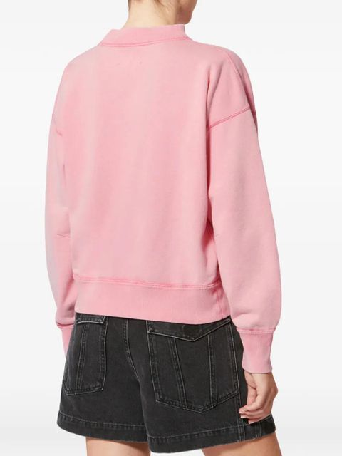 ISABEL MARANT Moby logo sweatshirt - Pink