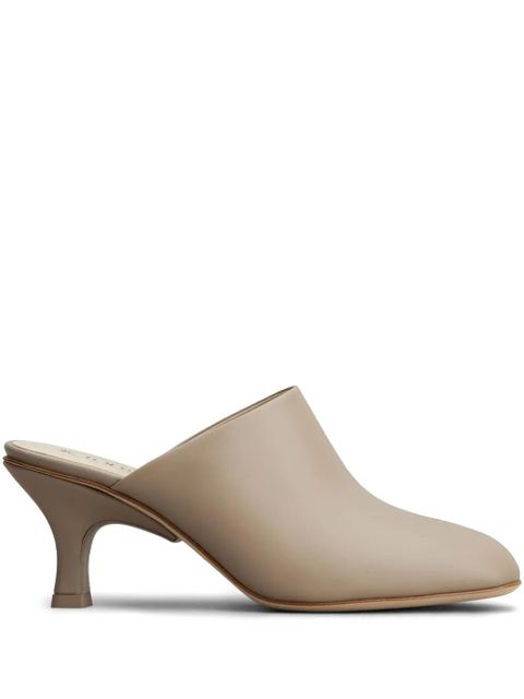 Tod's 65mm leather mules - Neutrals - zdjęcie produktu nr 1