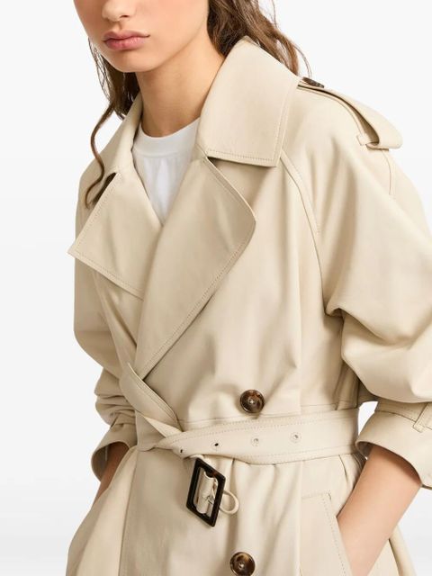 Yves Salomon lambskin trench coat - Neutrals