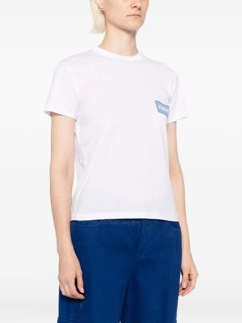 Marni logo-patch T-shirt - White