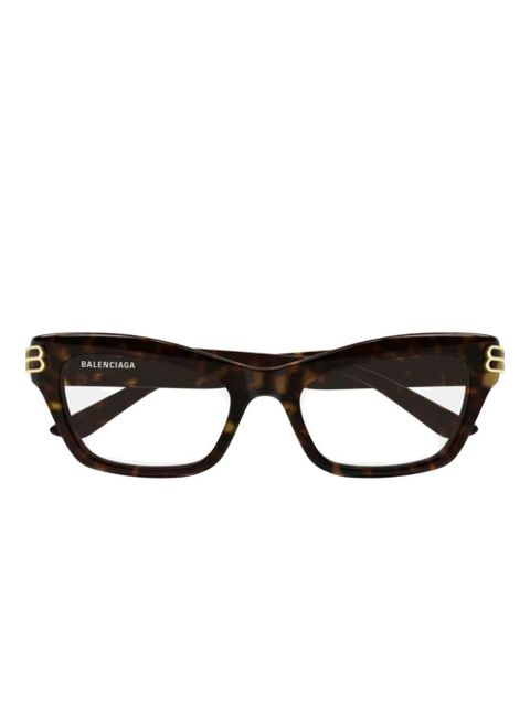 Balenciaga Eyewear square-frame glasses - Brown - zdjęcie produktu nr 1