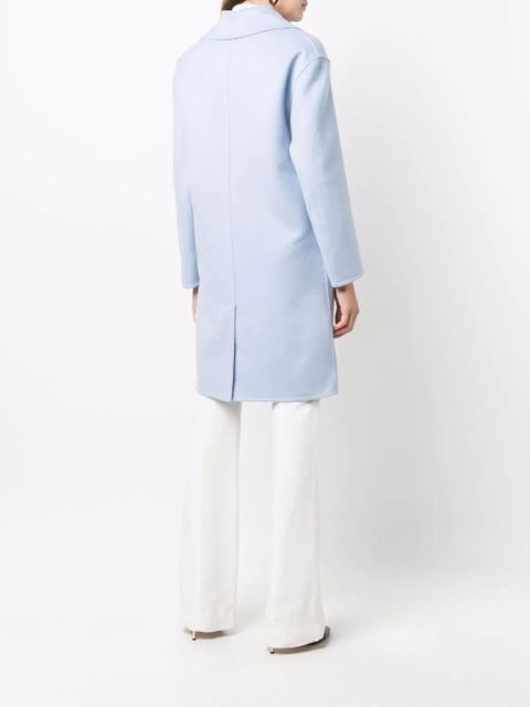 Ferragamo double-breasted button coat - Blue