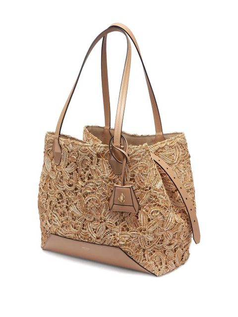 Jimmy Choo mini Diamond tote bag - Neutrals