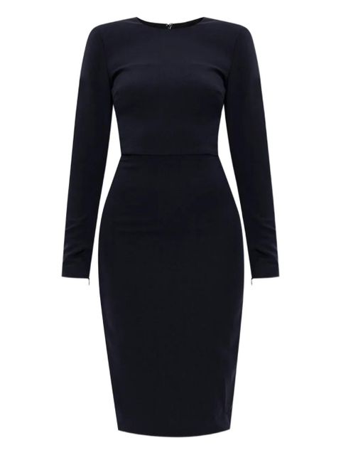 Victoria Beckham long-sleeve fitted dress - Blue - zdjęcie produktu nr 1