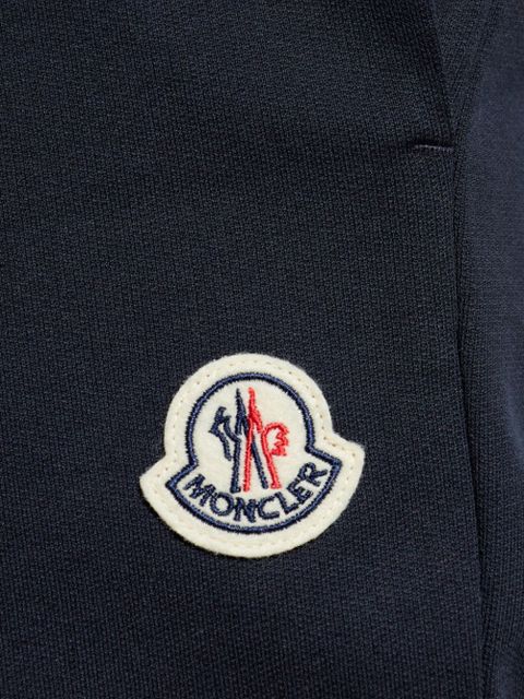 Moncler logo-patch track pants - Blue
