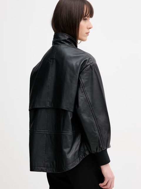 AllSaints kurtka bomber skórzana FLOR