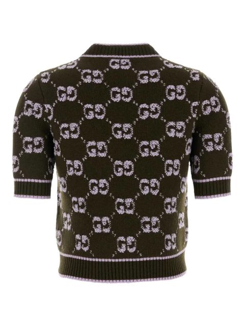 Gucci embroidered wool sweater - Green - zdjęcie produktu nr 2