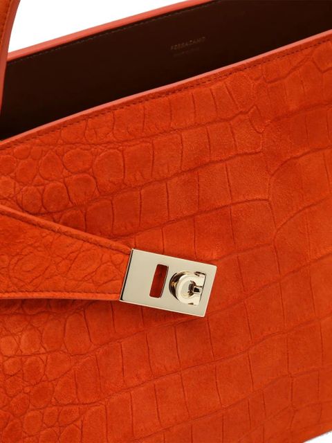 Ferragamo medium Hug shoulder bag - Orange