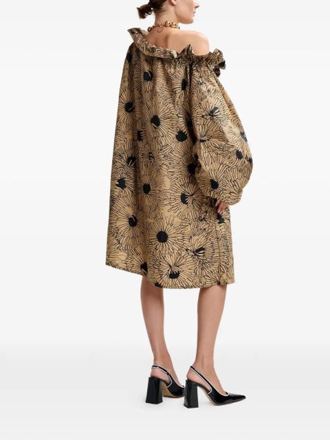 Essentiel Antwerp floral-print mini dress - Brown