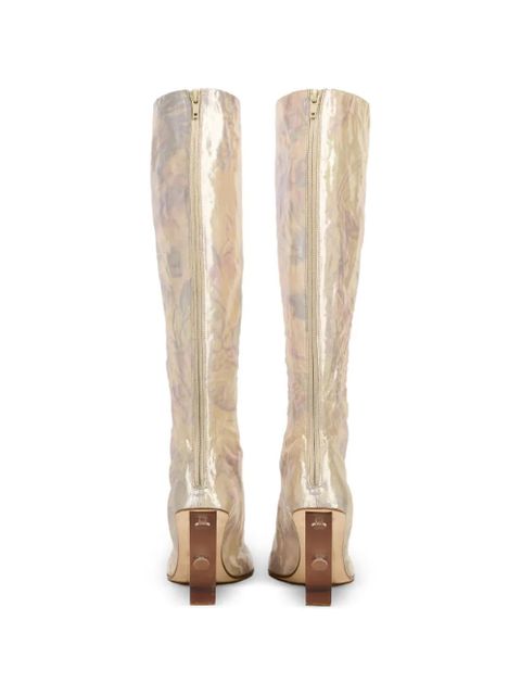Maison Margiela Tabi pointed-toe knee boots - Neutrals